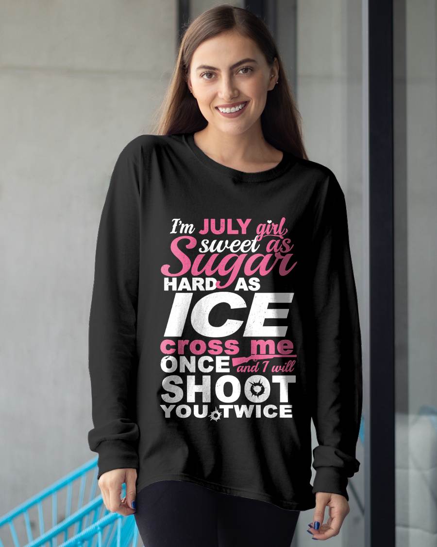 JULY – "SWEET AS SUGAR - HARD AS ICE" – T – SHIRT FOR WOMEN – TIEN07 (SKU2607-135-07)