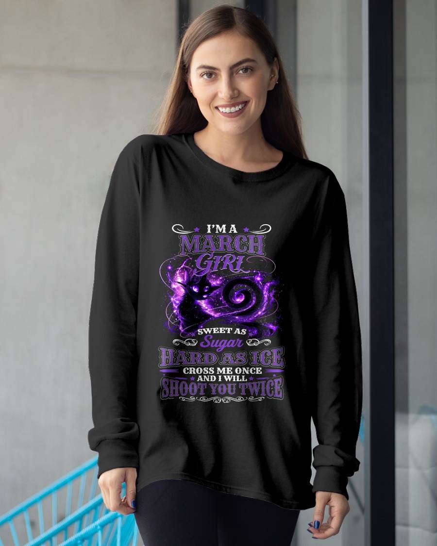 MARCH – "SWEET AS SUGAR - HARD AS ICE" (PURPLE VERSION) – T – SHIRT FOR WOMEN – TIEN03 (SKU2607-284-03)