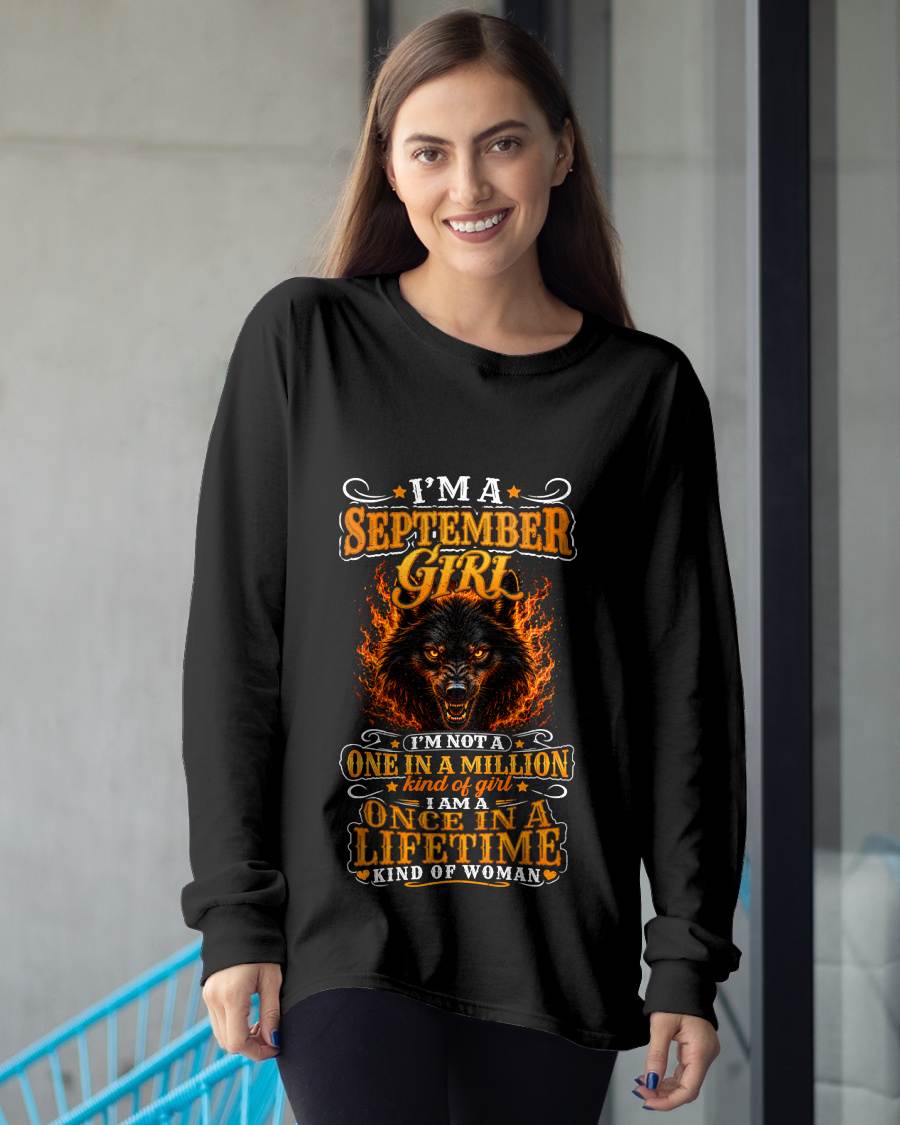 SEPTEMBER – "I AM A ONCE IN A LIFETIME KIND OF WOMAN" – YELLOW VERSION – T – SHIRT FOR WOMEN – TIEN09 (SKU2607-327-09)
