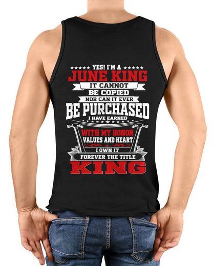 "I'm A King - I Have Earned With My Honor, Value And Heart" – The Cool T - Shirt For Man – TIEN06 (SKU2605-308-06)