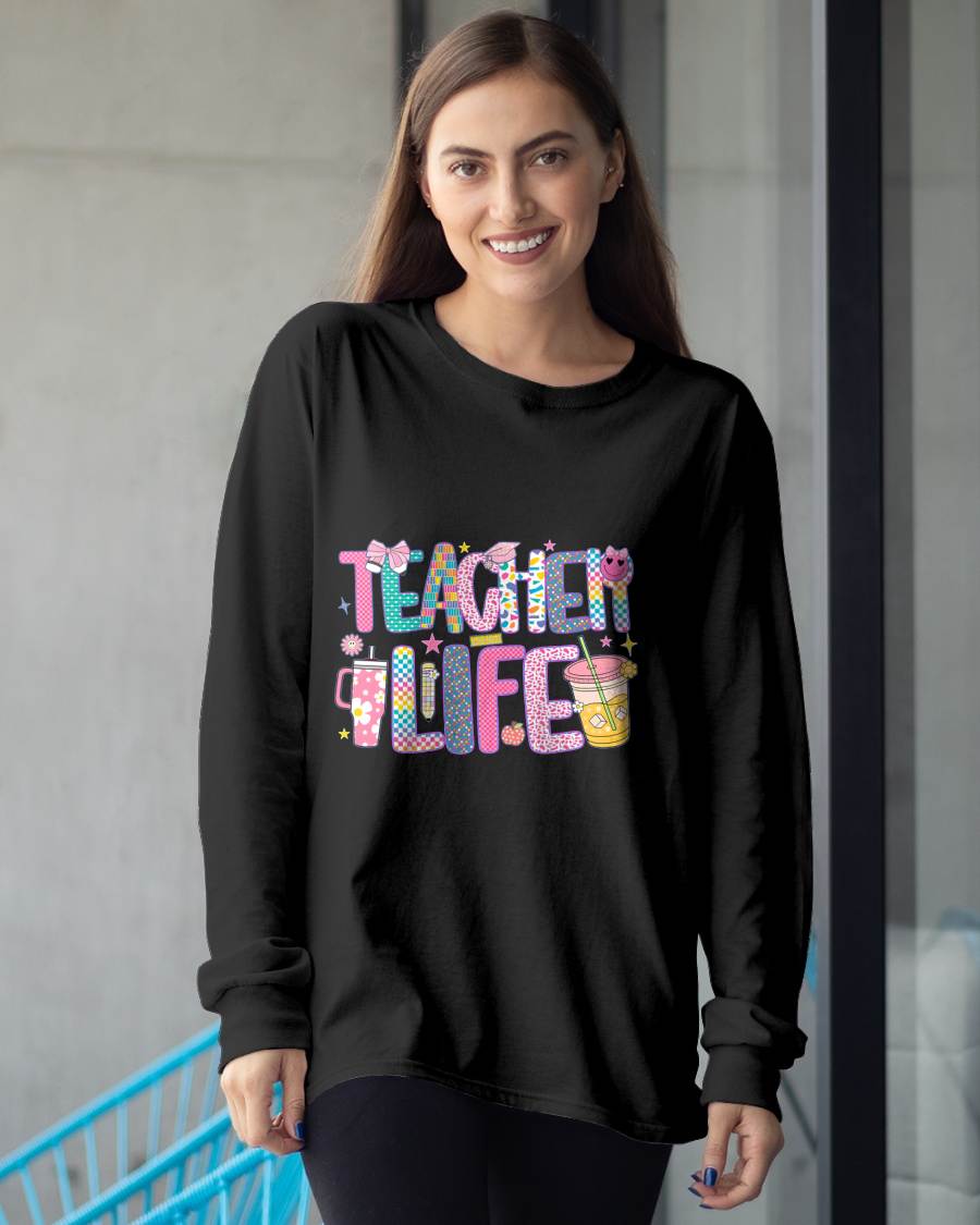 "TEACHER LIFE" – T – SHIRT FOR WOMEN – TIEN00 (SKU2607-176)