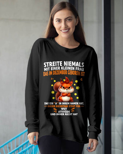 "Kleine Frau mit Attitüde" – T-Shirt für Frauen – TIEN12 (SKU2606-250-12)