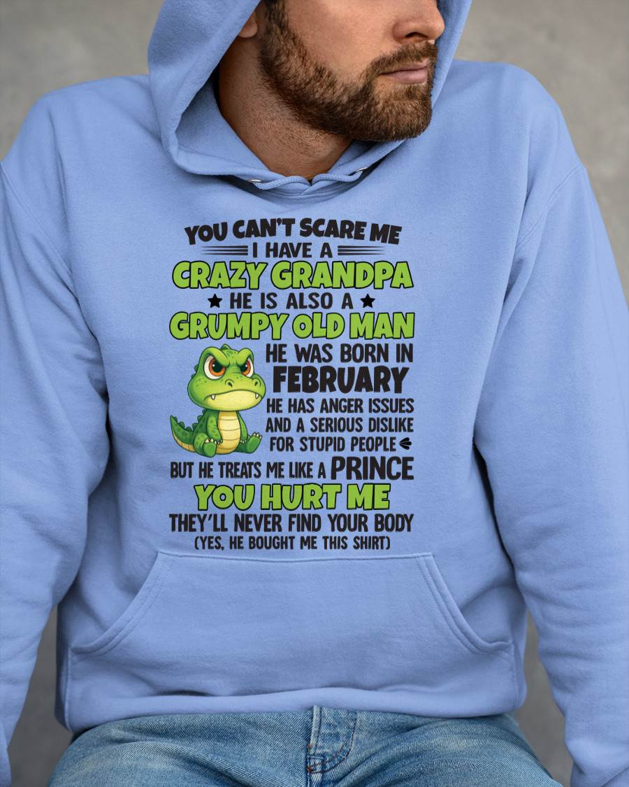YOU CAN’T SCARE ME - GIFT FOR GRANDSON AND GRANDDAUGHTER FROM GRANDPA - DOAN02 (SKU09-121-02)