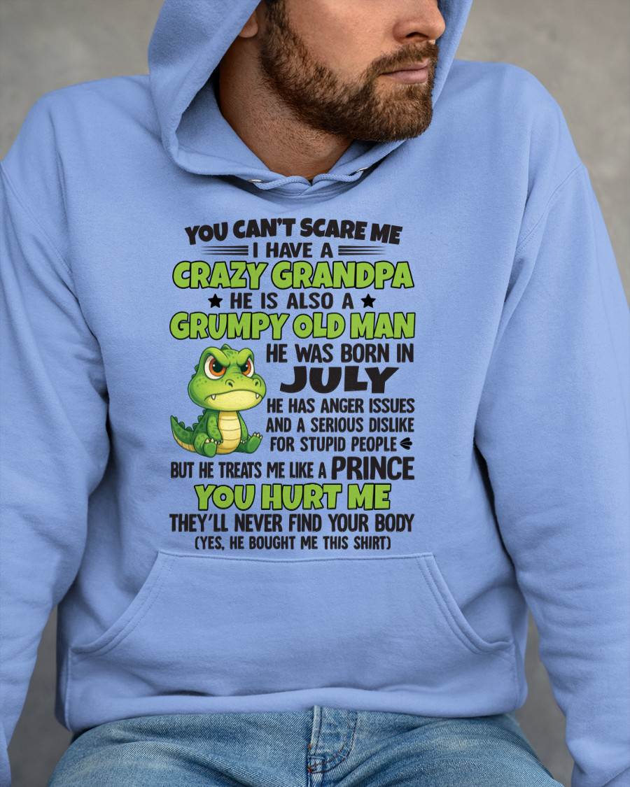YOU CAN’T SCARE ME - GIFT FOR GRANDSON AND GRANDDAUGHTER FROM GRANDPA - DOAN07 (SKU09-121-07)