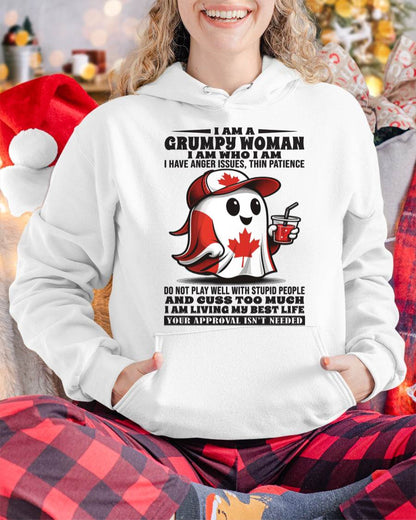 I Am A Grumpy Woman I Am Who I Am - T Shirt For Woman - DOAN (SKU09-84)