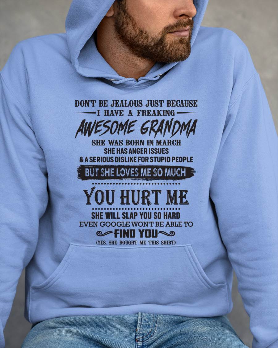 Don't Be Jealous - Gift For Grandson And Granddaughter From Grandma - DOAN03 (SKU07-153-03)