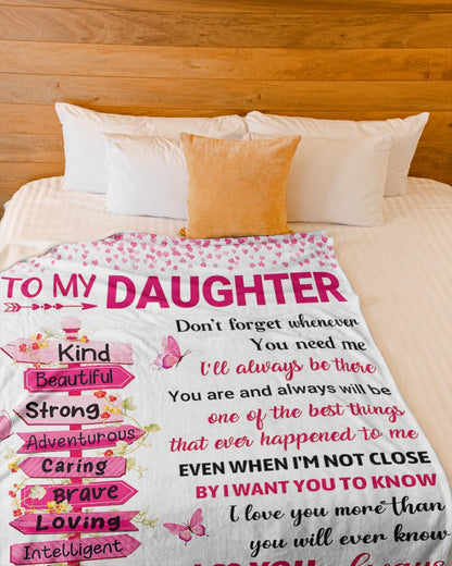 Special Gift For Your Daughter Blanket - From Mom - TIEN00(SKU2606-199-00)