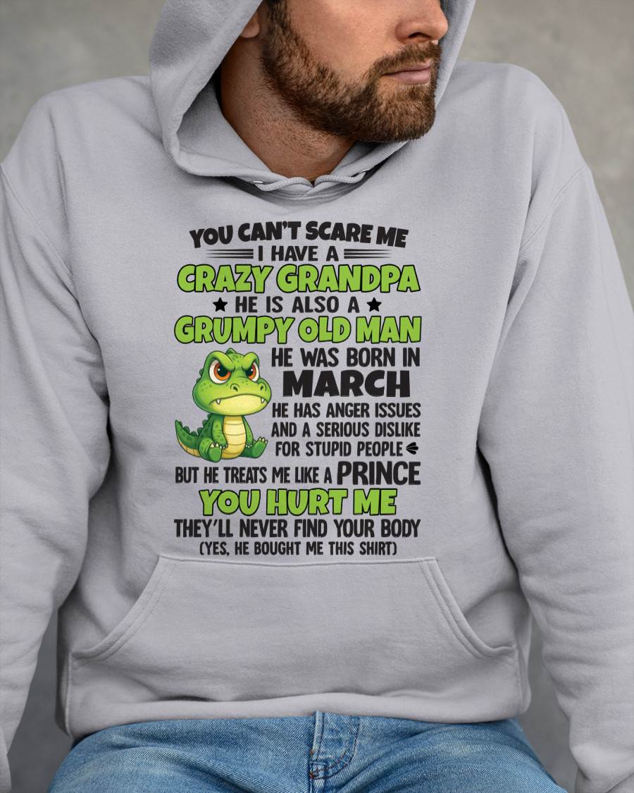 YOU CAN’T SCARE ME - GIFT FOR GRANDSON AND GRANDDAUGHTER FROM GRANDPA - DOAN03 (SKU09-121-03)