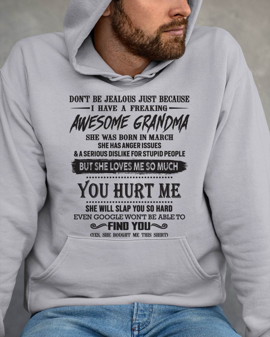 Don't Be Jealous - Gift For Grandson And Granddaughter From Grandma - DOAN03 (SKU07-153-03)