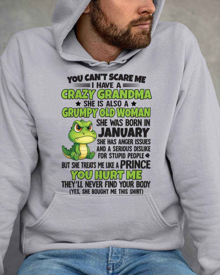 You Can’t Scare Me - Gift For Grandson And Granddaughter From Grandma - DOAN01 (SKU09-85-01)