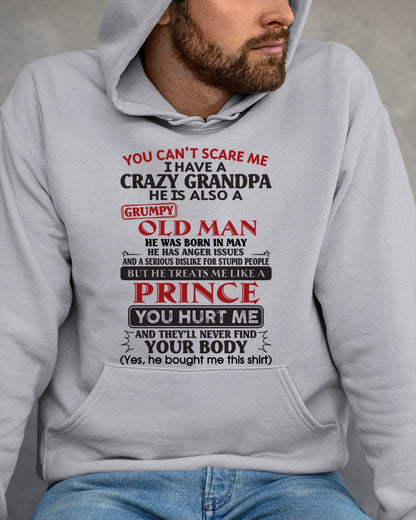 May – You Can’t Scare Me I Have A Crazy Grandpa – Gift For Grandson And Granddaughter From Grandpa – DOAN05 (SKU10-186-05)