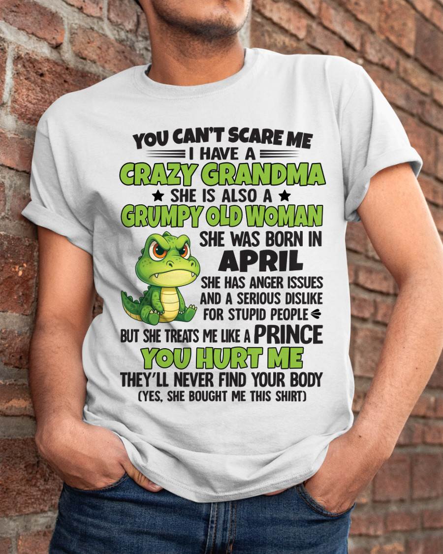 You Can’t Scare Me - Gift For Grandson And Granddaughter From Grandma - DOAN04 (SKU09-85-04)