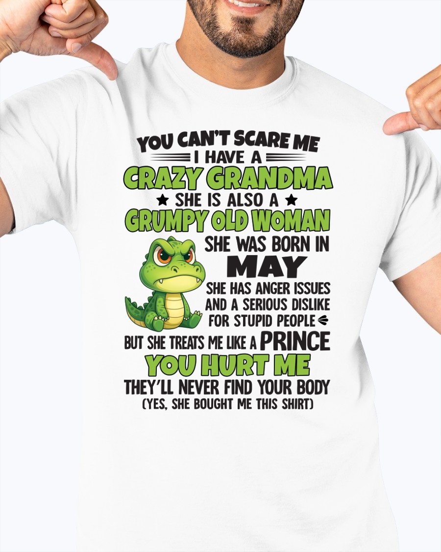 MAY - YOU CAN'T SCARE ME - FOR GRANDSON - GIFT FROM GRANDMA - TIEN05 (SKU09-85-05)