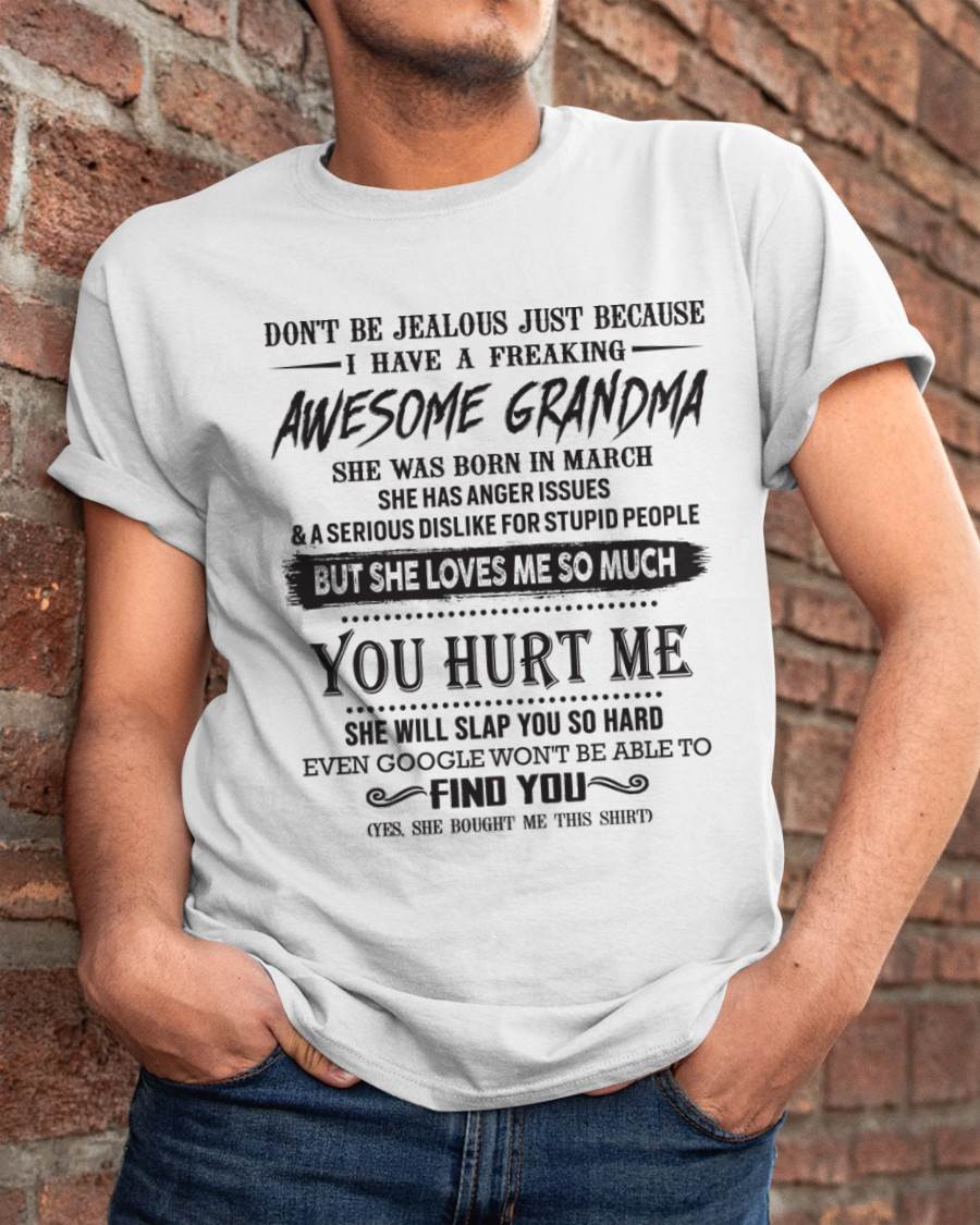 Don't Be Jealous - Gift For Grandson And Granddaughter From Grandma - DOAN03 (SKU07-153-03)