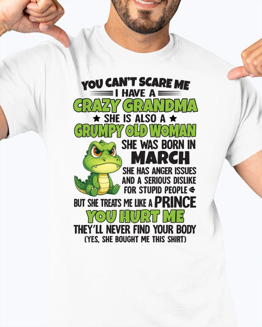 MARCH - YOU CAN'T SCARE ME - FOR GRANDSON - GIFT FROM GRANDMA - TIEN03 (SKU09-85-03)