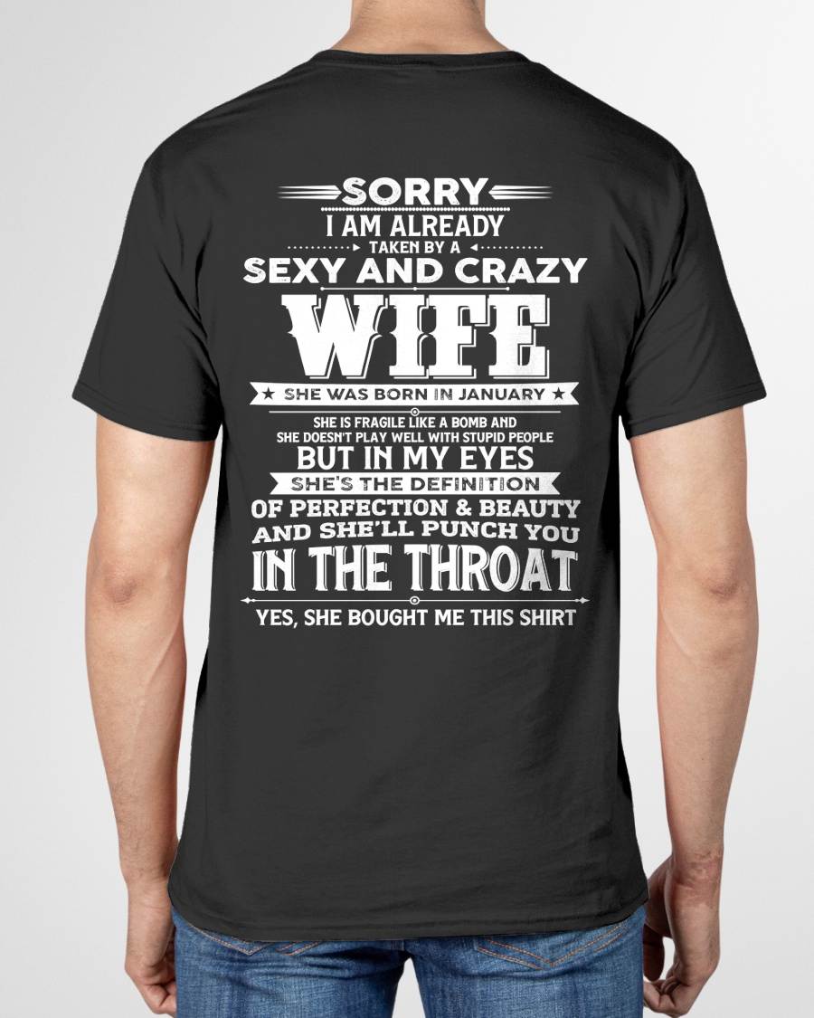"MY WIFE IS THE DEFINITION OF PERFECTION & BEAUTY" – T- SHIRT FROM WIFE – TIEN01 (SKU2605-358-01)