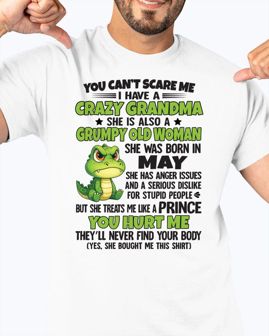MAY - YOU CAN'T SCARE ME - FOR GRANDSON - GIFT FROM GRANDMA - TIEN05 (SKU09-85-05)