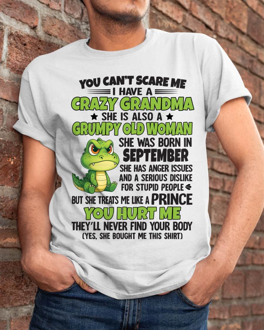 You Can’t Scare Me - Gift For Grandson And Granddaughter From Grandma - DOAN09 (SKU09-85-09)