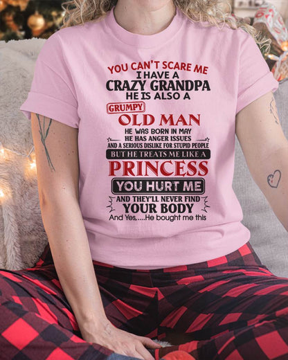 I Have A Crazy Grandpa - Gift For Grandson And Granddaughter From Grandpa - DOAN05 (SKU09-143-05)