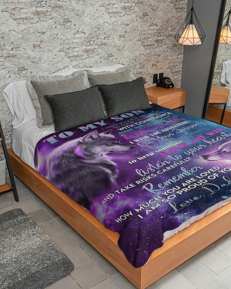 The Perfect Gift For Your Son Blanket - From Dad (SKUB10-Btien)