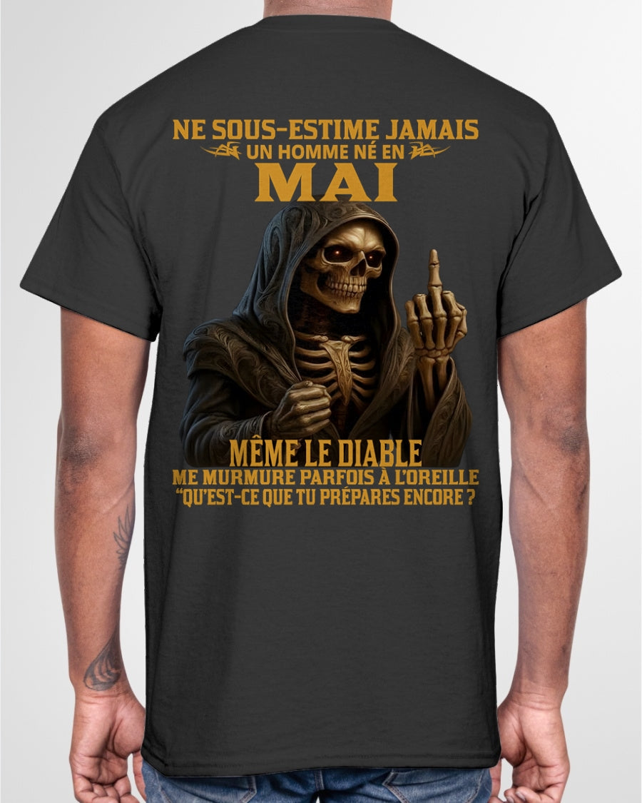 NE SOUS-ESTIME JAMAIS UN HOMME NÉ EN MAI Fr05 TIEN05 male (SKU12-305-05)
