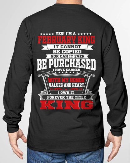 "I'm A King - I Have Earned With My Honor, Value And Heart" – The Cool T - Shirt For Man – TIEN02 (SKU2605-308-02)