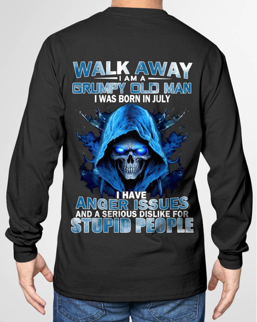 "I AM GRUMPY OLD MAN - I WAS BORN IN JULY" – T-SHIRT FOR MEN – TIEN07 (SKU2607-171-07)