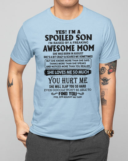 August - Awesome Mom - Perfect Gift For Son From Mom - TIEN08 (SKU-SPW-08)