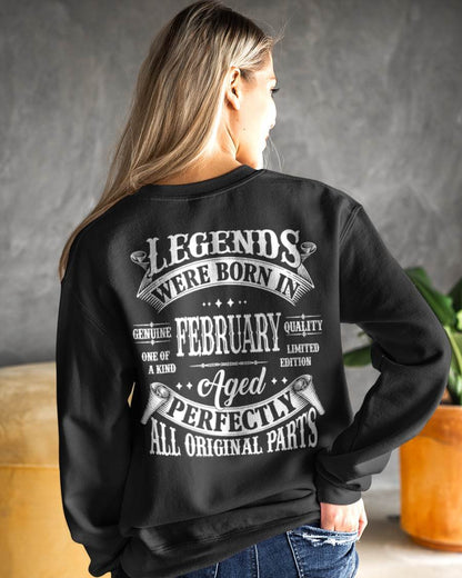 Legends Were Born In February - T Shirt For Woman - DOAN02 (SKU08-37-02)