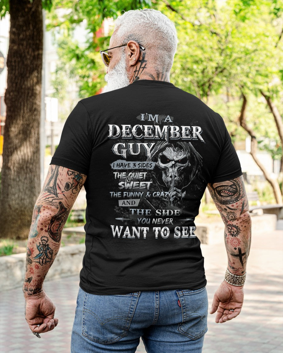 DECEMBER - I HAVE 3 SIDES - T-SHIRT FOR MAN - DOAN12 (SKU07-60-12)