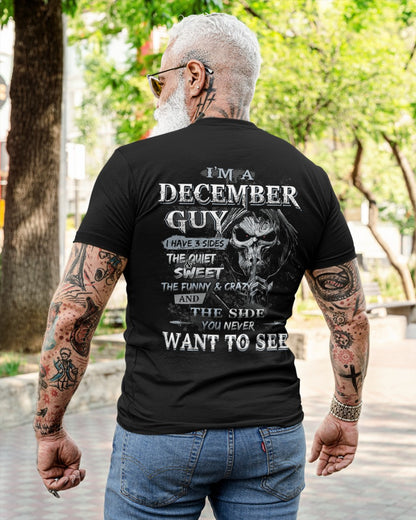 DECEMBER - I HAVE 3 SIDES - T-SHIRT FOR MAN - DOAN12 (SKU07-60-12)