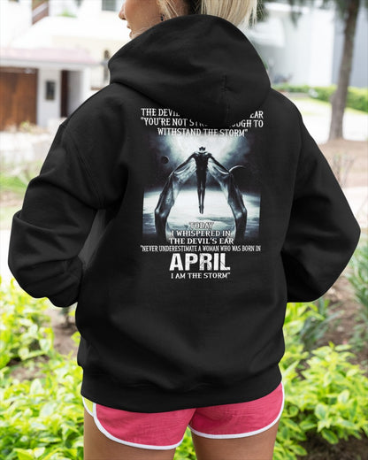 April - The Devil Whispered In My Ear - T-Shirt For Woman - DOAN04 (SKU-CHAUU-04)