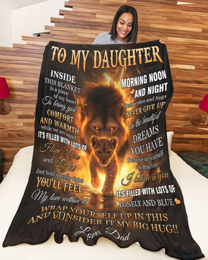 Special Gift For Your Daughter Blanket - From Dad (SKUB12-69)