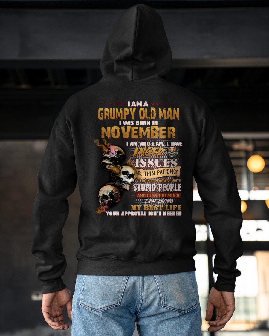 NOVEMBER - DIRTY MIND BUT KNOWS RESPECT - BIRTHDAY T-SHIRT FOR MEN - tien11 (SKU08-84-11)
