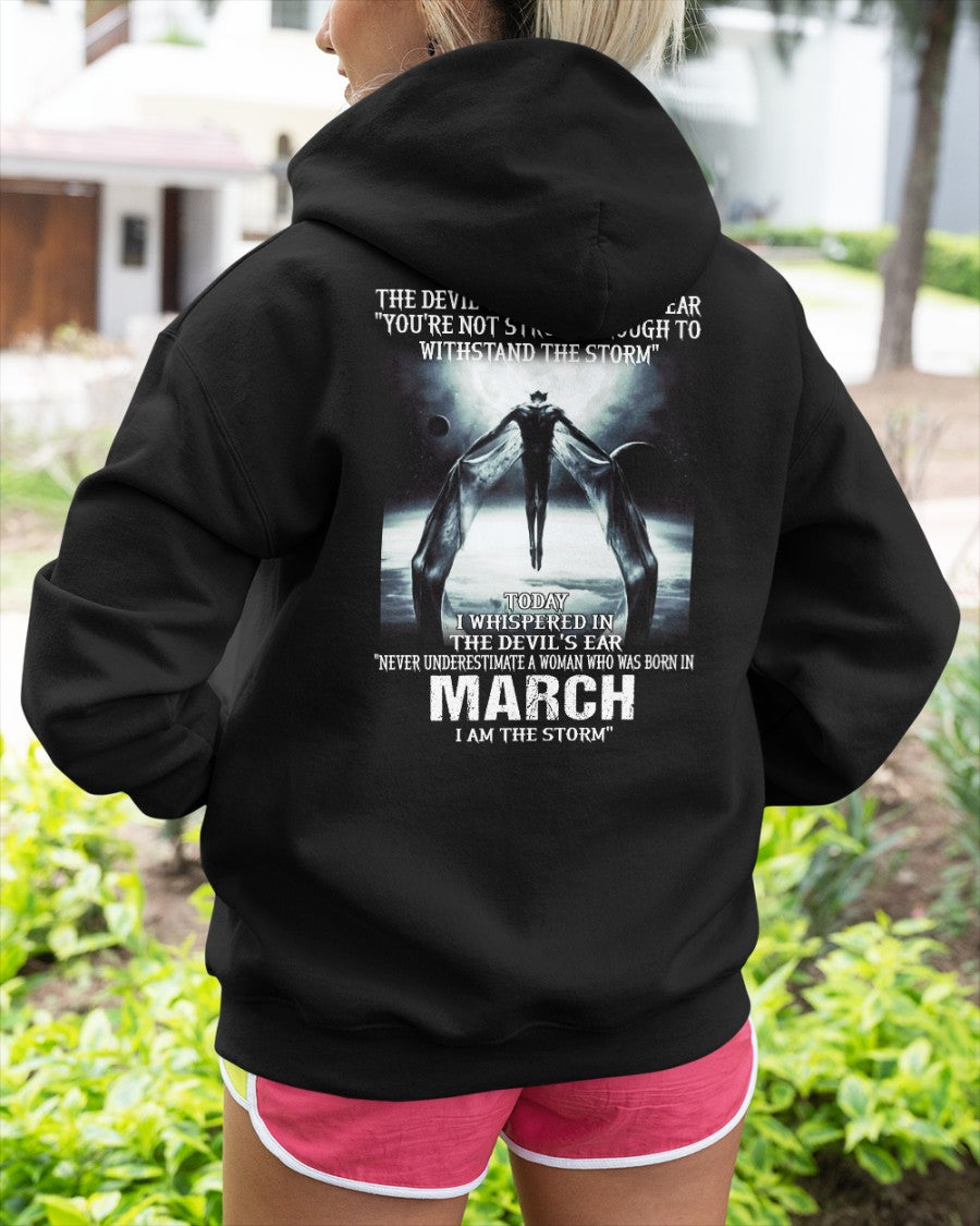 March - The Devil Whispered In My Ear - T-Shirt For Woman - DOAN03 (SKU-CHAUU-03)