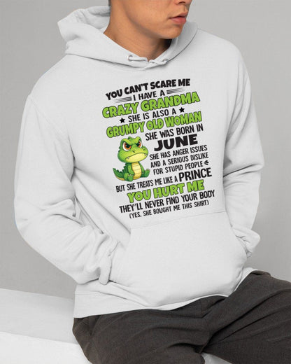JUNE - YOU CAN'T SCARE ME - FOR GRANDSON - GIFT FROM GRANDMA - TIEN06 (SKU09-85-06)