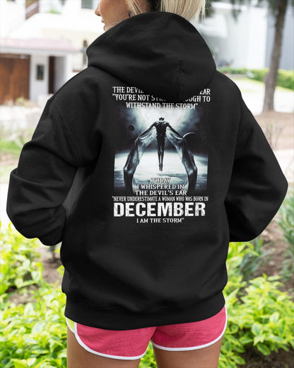 December - The Devil Whispered In My Ear - T-Shirt For Woman - DOAN12 (SKU-CHAUU-12)
