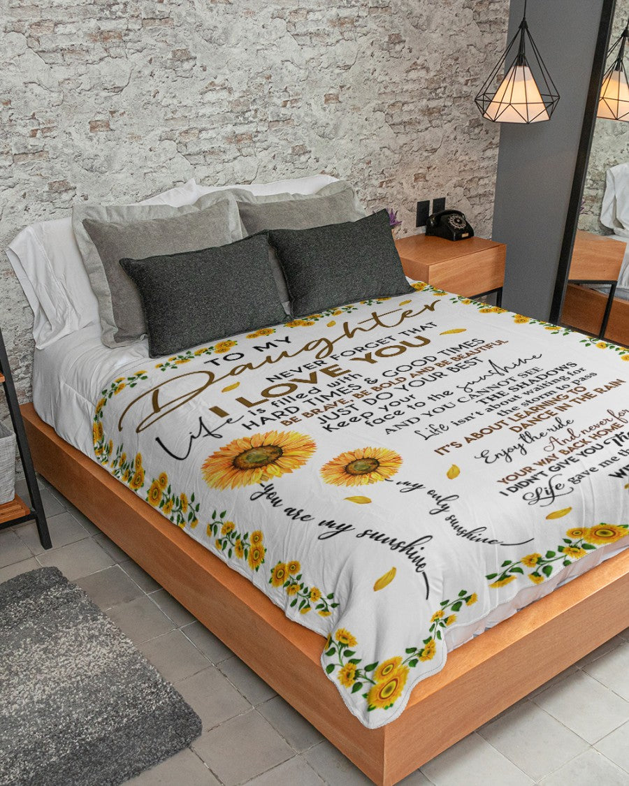 SPECIAL BLANKET TO YOUR DAUGHTER - A WARM HUG FROM MOM - TIEN00 (SKU2608-33)
