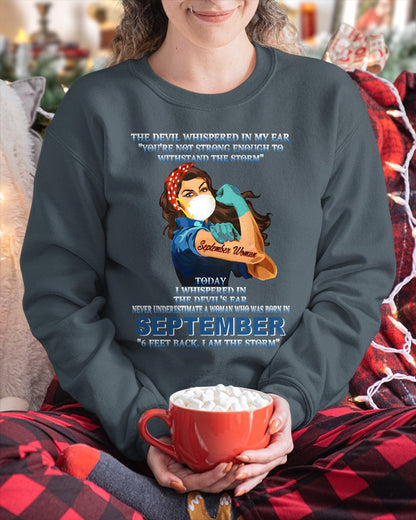 Never Underestimate A Woman Born In September – September Woman “I Am The Storm” - FMA / TIEN09 (SKU12-322-09)