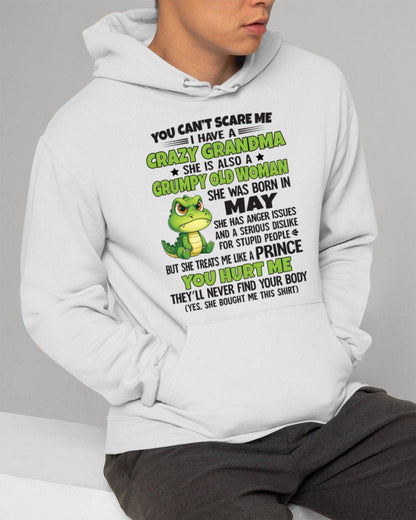MAY - YOU CAN'T SCARE ME - FOR GRANDSON - GIFT FROM GRANDMA - TIEN05 (SKU09-85-05)
