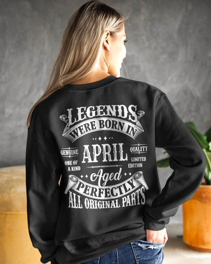 Legends Were Born In April - T Shirt For Woman - DOAN04 (SKU08-37-04)