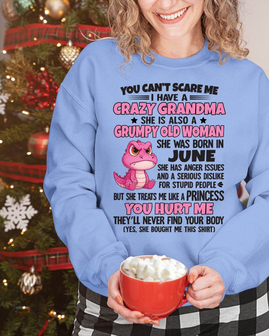 You Can’t Scare Me - Gift For Grandson And Granddaughter From Grandma - DOAN06 (SKU09-130-06)