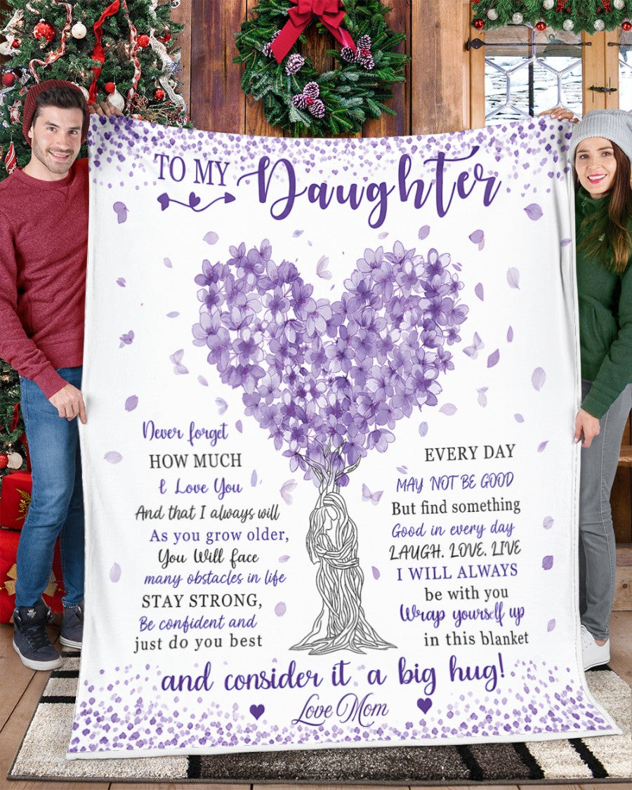 Special Gift For Your Daughter Blanket - A Big Hug From Mom - TIEN00(SKU2606-202-00)