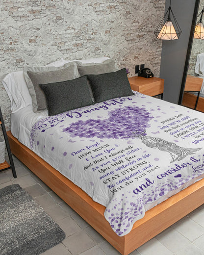 Special Gift For Your Daughter Blanket - A Big Hug From Mom - TIEN00(SKU2606-202-00)