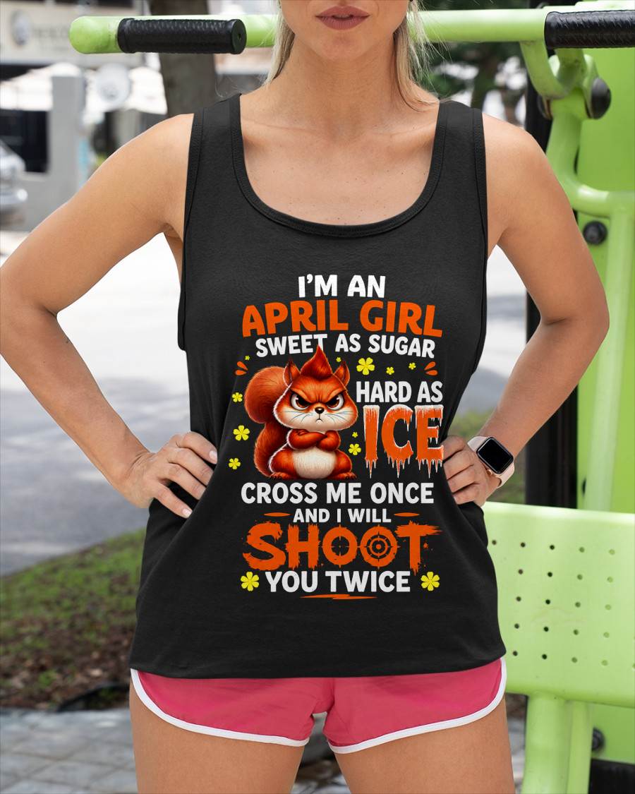 APRIL – "SWEET AS SUGAR - HARD AS ICE" – O VERSION – T – SHIRT FOR WOMEN – TIEN04 (SKU2608-49-04)
