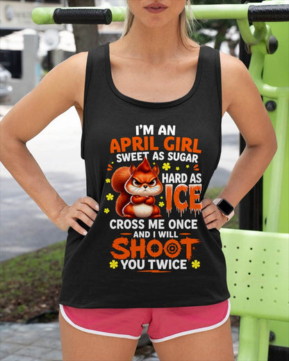 APRIL – "SWEET AS SUGAR - HARD AS ICE" – O VERSION – T – SHIRT FOR WOMEN – TIEN04 (SKU2608-49-04)
