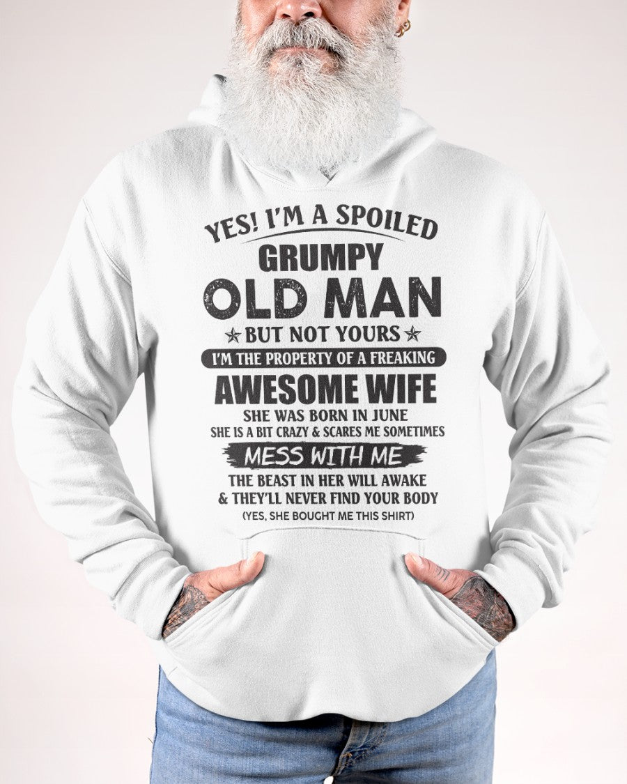 Awesome wife June - Perfect gift for your husband from wife  - TIEN06 (SKU96-68-06)