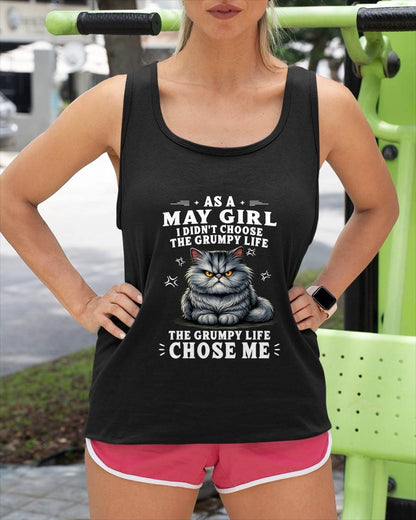 "The Grumpy Life Choose Me" – Adorable T-Shirt For Woman – TIEN05 (SKU2605-68-05)