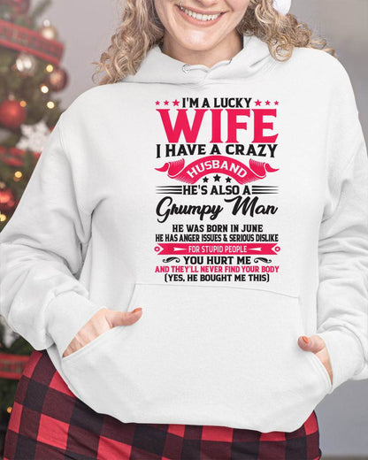 JUNE - TO MY WIFE - I'M A LUCKY WIFE - GIFT FROM HUSBAND - TIEN06 (SKU10-136-06)