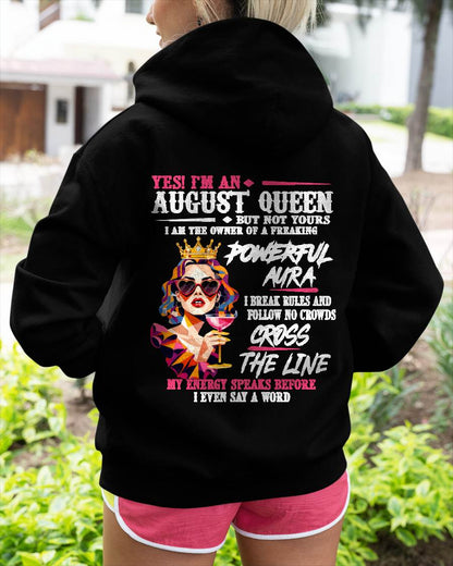 "My Powerful Aura Speaks People Before I Even Say A Word" – Beautiful T - Shirt For Women – TIEN08 (SKU2605-278-08)